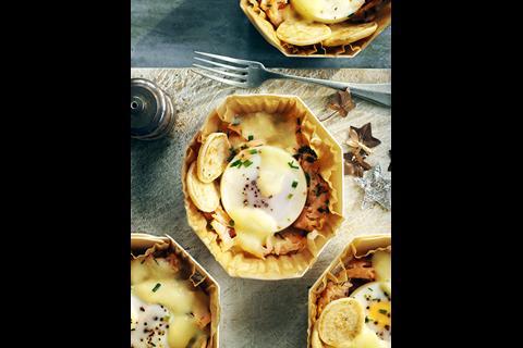 Sainsbury's Taste the Difference salmon and egg royale should also be a popular pick for consumers.